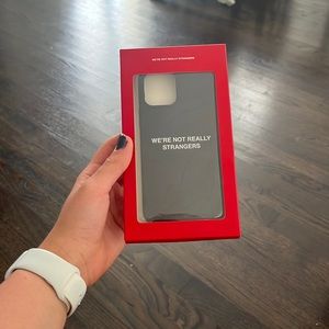 We’re Not Really Strangers Phone Case, Black